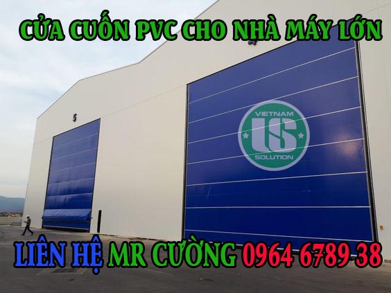 Cửa cuốn nhanh PVC cho NM Lớn